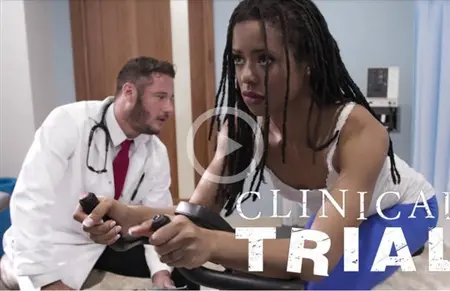 Lustful doctor fucked a charming young black woman